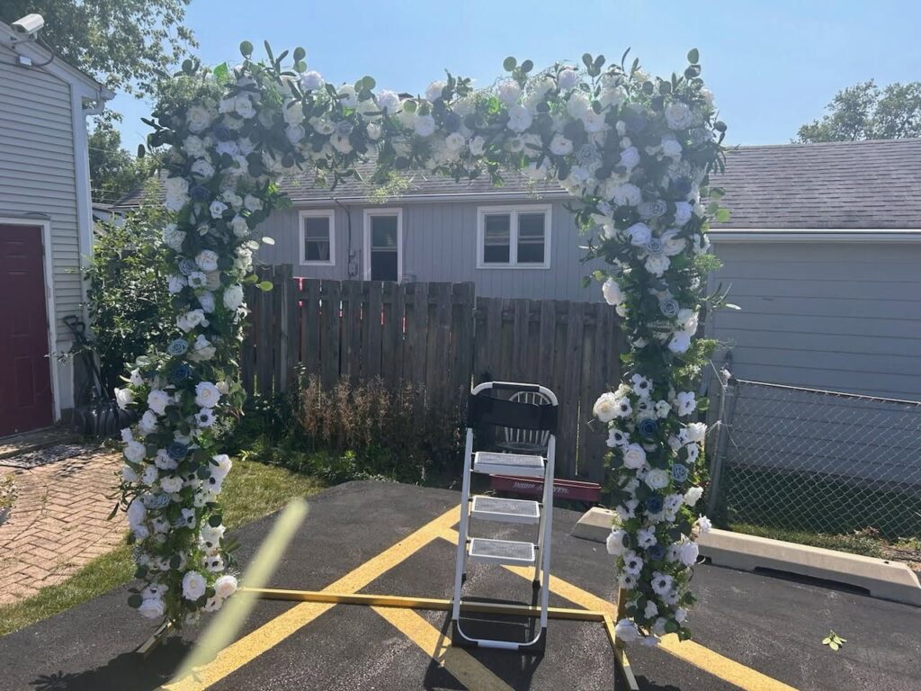 large garden arch rental
