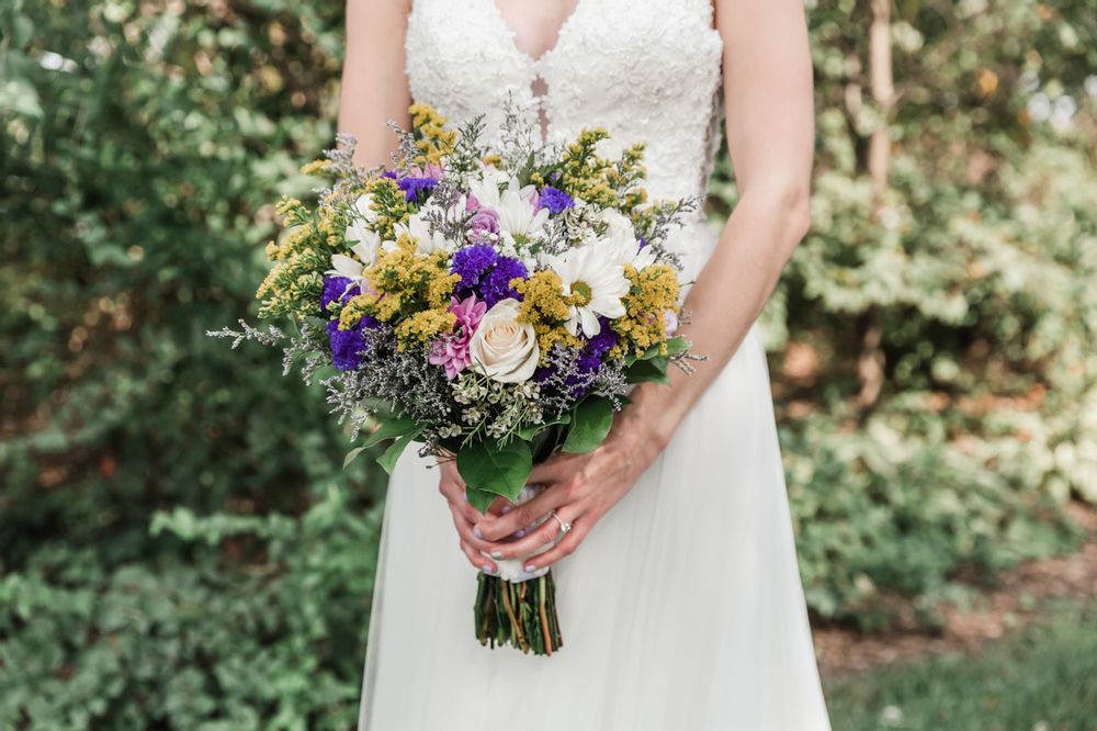 wild flower wedding bouquet