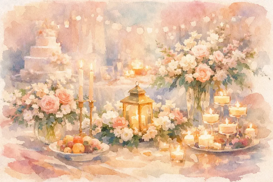 15 Wedding Reception Centerpiece Ideas