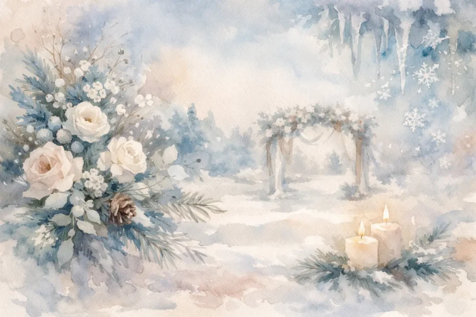 How to Plan Florals for Winter Wedding Style