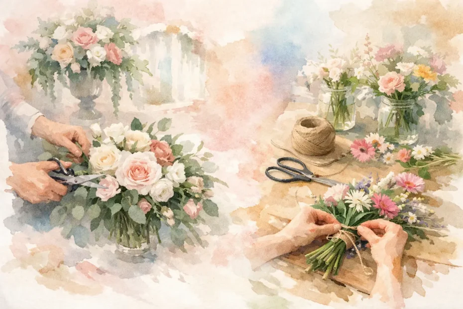 Wedding Florist Versus DIY Flowers