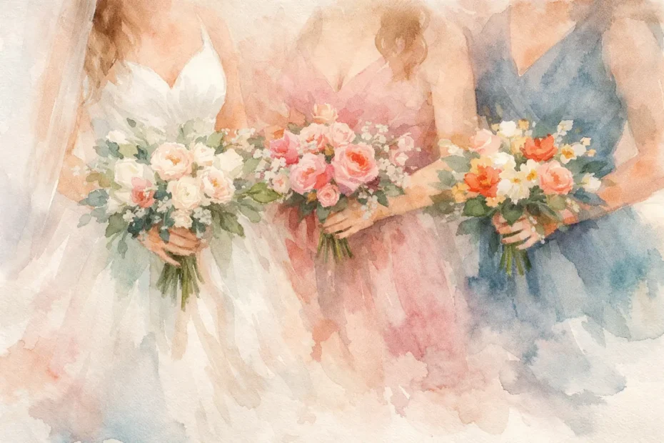 Do Bridesmaids Bouquets Have to Match Your Style?