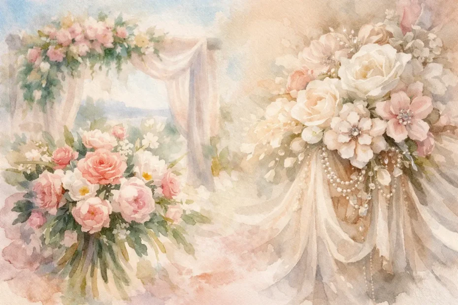 Fresh Flowers vs Silk Decor for Your Wedding