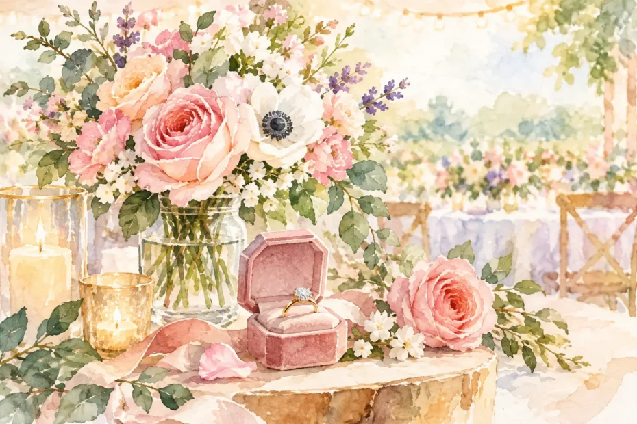 12 Best Floral Ideas for Engagement Parties