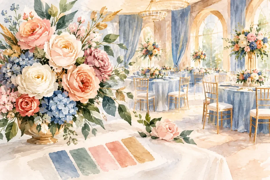 Can Florals Match Venue Colors? Yes, Beautifully