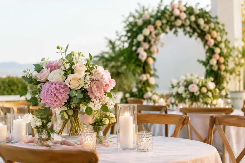How to Decorate an Engagement Party With Flowers